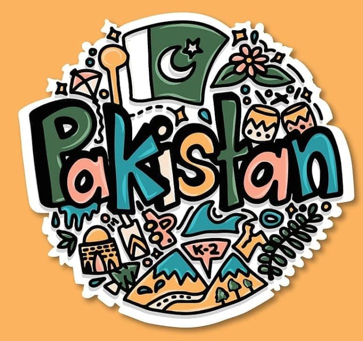 Pakistan Doodle by he Doodle Club